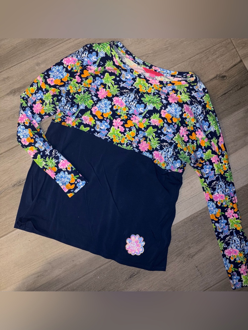 Lilly Pulitzer Disney Long-Sleeve Top Excellent Used Condition Women’s Large